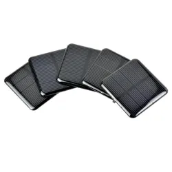Solcellepanel - for lading av smarttelefoner / batterier - 2V - 160mA - 50 * 50 mm - 10 stk.