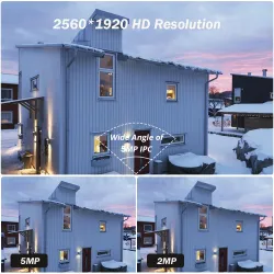 5MP / 1080P - WiFi - P2P - PTZ - 4x zoom - CCTV beveiligingscamera - waterdichtBeveiligingscamera's