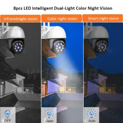 5MP / 1080P - WiFi - P2P - PTZ - 4x zoom - CCTV beveiligingscamera - waterdichtBeveiligingscamera's