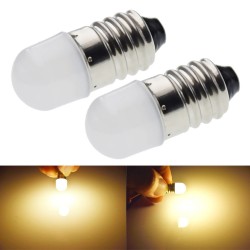 E10 - 1447 - LED bulb - 3V / 6V - 2 piecesE10