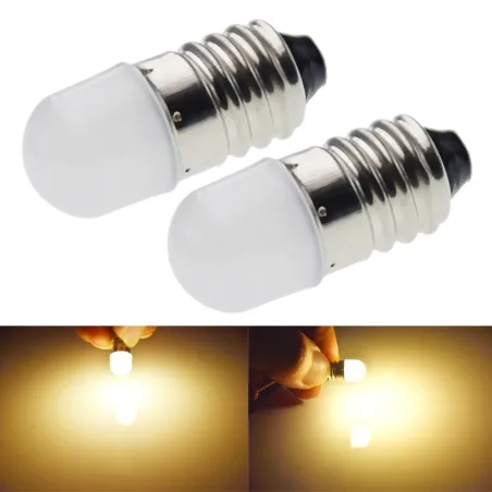 E10 - 1447 - żarówka LED - 3V / 6V - 2 sztukiE10