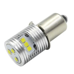 P13.5S / E10 - Ampoule LED - 6000K blanc - pour lampe torche - 2 pièces