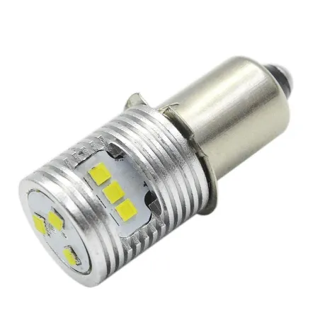 P13.5S / E10 - LED-lamppu - 6000K valkoinen - taskulampulle - 2 kpl