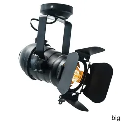 Vintage ceiling lamp - stage light - E27 - LED - theatre / shops