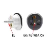 Adapter - universal - round pin socket - travel - high quality
