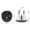 Adapter - universal - round pin socket - travel - high quality