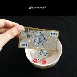 Playing cards - transparent - waterproof - dragon design - gift