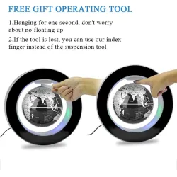 Globe light - world map - office - home deco