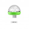 Mini światło dyskotekowe - USB - LED - kryształowa kula - lampka - z czujnikiem muzykiOświetlenie sceniczne i eventowe