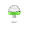 Mini światło dyskotekowe - USB - LED - kryształowa kula - lampka - z czujnikiem muzykiOświetlenie sceniczne i eventowe