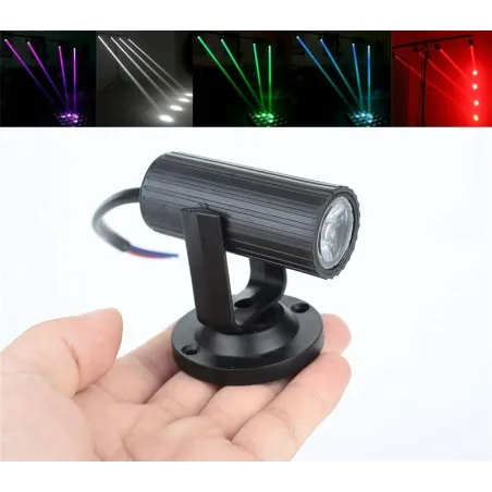 Mini LED Bühnenlicht - 1W - RGBW - Partys / Disco / Bühne