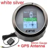 Digital waterproof gps speedometer - gauge - MPH  - GPS antenna