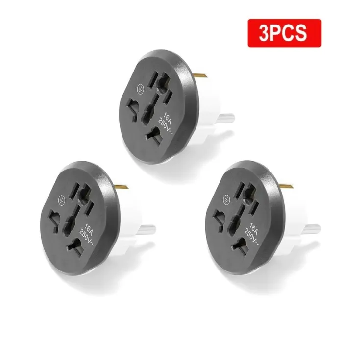 Adapter - universal - round pin socket - travel - high quality