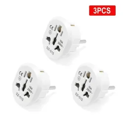 Adapter - universal - round pin socket - travel - high quality