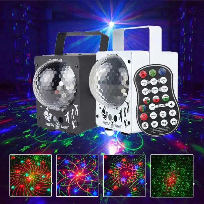 Crystal disco magic ball -  60 patterns - laser projector