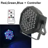 LED Par - flat stage light - RGBW - DMX - with remote control
