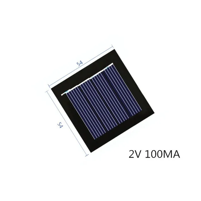 Paneles solaresMini solar panel recharger - 2v - 100MA - for 1.2V battery - small motor