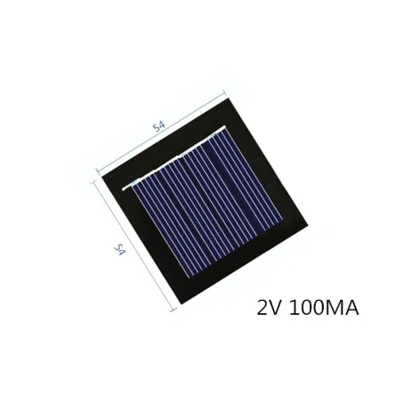 Paneles solaresMini solar panel recharger - 2v - 100MA - for 1.2V battery - small motor