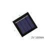 Paneles solaresMini solar panel recharger - 2v - 100MA - for 1.2V battery - small motor