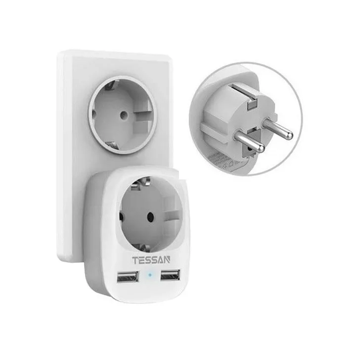 Adapter - eu travel - 4-in-1 high quality