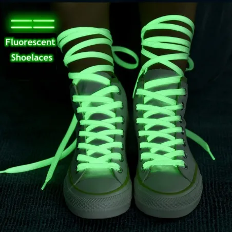 Fluorescerende schoenveters - glow in the dark - 80 - 140cmSchoenen