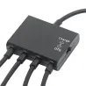 Kabel 4 w 1 - przejściówka - micro USB / HUB / OTG - męski na żeński - wielofunkcyjnyKable