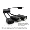 4 w 1 - kabel do ładowania micro 2.0 USB - Host - Hub - OTG - 4-portowy rozdzielaczRozgałęźniki
