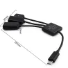4 w 1 - kabel do ładowania micro 2.0 USB - Host - Hub - OTG - 4-portowy rozdzielaczRozgałęźniki