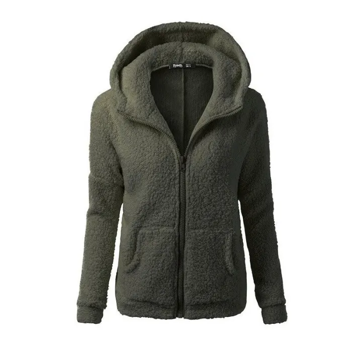 Hoodies & JerséisChaqueta con capucha suave con cremallera
