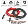 Solarmodulkabel - 2,5 mm, 14 AWG - mit Stecker - schwarz / rot - 1M / 2M / 3M / 5M / 10M