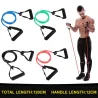 Resistance bands - rubber pull ropes - 120cm - fitness / workouts / strength conditioning