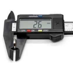 N35 - magnes neodymowy - okrągła tarcza - 12 * 3mm - z otworem 4mm - 10 - 50 sztukN35
