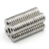 N35 - magnes neodymowy - okrągła tarcza - 12 * 3mm - z otworem 4mm - 10 - 50 sztukN35