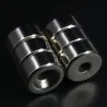 N35 - magnes neodymowy - okrągła tarcza - 20 * 10mm - z otworem 6mmN35