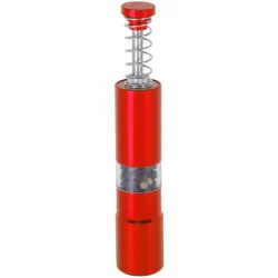Salz- / Pfeffermühle - mit Daumendruckknopf - Edelstahl