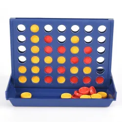 4 in a row - 2 player - educational game - foldable