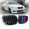 Front kidney grill - gloss black M-color - for 2003-2010 BMW E60 E61 5 series