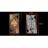 Karty do gry w pokera - złoty smok - przezroczyste - wodoodpornePuzzle & gry