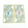 Poker playing cards - gold tinted dragon - transparent - waterproof