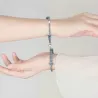 PulseraPulseras magnéticas - para parejas - ajustables - 2 piezas