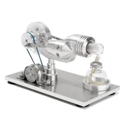 Hot air stirling engine model - educational - kids / children