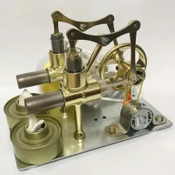 Stirlingmotormodel - stoomkrachttechnologie - educatief speelgoedEducatief