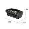 Spider beam stage light - portable - moving head - LED - RGBW - 8x 10W