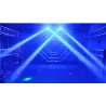 Spider beam stage light - portable - moving head - LED - RGBW - 8x 10W