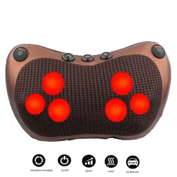 Electric multifunctional massage pillow - head - neck - cervical - car - home