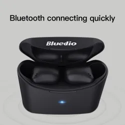 Bezprzewodowe słuchawki TWS - zestaw słuchawkowy - Bluetooth 5.0 - wodoodporne - z pudełkiem ładującymSłuchawki