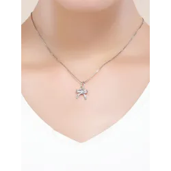Kristallen strik hanger - voor armbanden/kettingen - 925 sterling zilverArmbanden