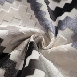 Aksamitna poszewka na poduszkę - wzór zygzakowaty - 45 * 45cm / 50 * 50cm / 30 * 50cmPoszewek na poduszki
