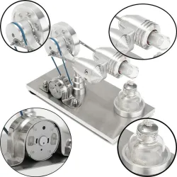 Hot air stirling engine - model - educational toy
