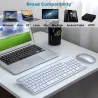 Bezprzewodowa klawiatura / mysz / USB - 2.4G - układ USA / rosyjskiMyszka klawiaturowa